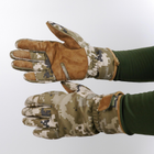 Тактические штурмовые зимние перчатки для ВСУ Softshell пиксель M - изображение 3
