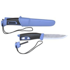 Нож Morakniv Companion Spark с огнивом и чехлом, из нержавеющей стали, синий - изображение 1
