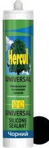 Герметик силиконовый HERCUL UNIVERSAL черный 280 мл