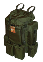 Туристичний армійський супер-міцний рюкзак 5.15.b 65 літрів Олива 1000 ден кордура - зображення 8
