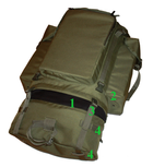 Тактичний туристичний армійський супер-міцний рюкзак 5.15.b на 100 літрів олива. - зображення 6