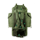 Туристичний армійський міцний рюкзак 5.15.b 75 літрів Олива - зображення 4