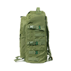 Тактический походный супер-крепкий рюкзак 5.15.b с органайзером 40 литров Олива с поясным ремнем - изображение 3
