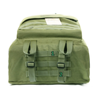 Тактический походный супер-крепкий рюкзак 5.15.b с органайзером 40 литров Олива с поясным ремнем - изображение 5