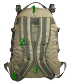Тактичний похідний міцний рюкзак 5.15.b 40 літрів койот - зображення 6