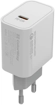 Сетевое зарядное устройство ColorWay Power Delivery Port PPS USB Type-C (30W) White (CW-CHS038PD-WT)