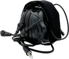 Активные наушники с микрофоном Earmor M32 Черный + Premium крепление на каску шлем (150213) - изображение 3