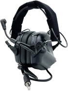 Активные наушники с микрофоном Earmor M32 Черный + Premium крепление на каску шлем (150213) - изображение 5