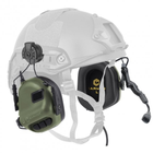 Наушники Активные на каску шлем с гарнитурой Opsmen Earmor M32H Green + Беруши (15025b) - изображение 6