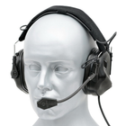 Активные наушники с микрофоном Earmor M32 Черный + Premium крепление на каску шлем (150213) - изображение 8