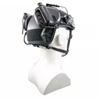 Активные наушники на каску шлем с гарнитурой Earmor M32H Черный + Кнопка PTT, Тангента Z125 (15026ptt) - изображение 10
