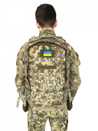 Тактический рюкзак ЗСУ штурмовой 30 - 35 л военный пиксель CORDURA - изображение 4