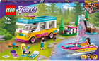 Zestaw klocków Lego Friends Leśny mikrobus kempingowy i żaglówka 487 elementów (41681)