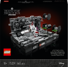Конструктор LEGO Star Wars Діорама «Політ над Зіркою Смерті» 665 деталей (75329) - зображення 1