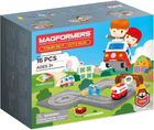 Klocki magnetyczne Magformers Autobus miejski 16 elementów (717010) (730658170106)