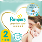 Pieluchy Pampers Premium Care Rozmiar 2 (4-8 kg) 23 szt. (8001841104652) - obraz 1