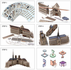 Puzzle 3D CubicFun Notre Dame de Paris otwarcie (MC260h) (6944588202606) - obraz 7