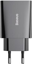 Мережевий зарядний пристрій Baseus Speed Mini Quick Charger 1C 20W EU Black (CCFS-SN01) - зображення 4