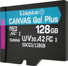 Kingston MicroSDXC 128GB Canvas Go! Plus Class 10 UHS-I U3 V30 A2 (SDCG3/128GBSP) - obraz 3