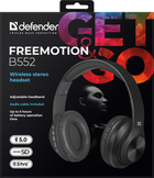 Słuchawki Defender FreeMotion B552 Bluetooth Czarne (4714033635523) - obraz 7