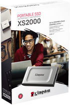 Dysk SSD Kingston XS2000 Portable 500GB USB 3.2 Type-C 2x2 IP55 3D NAND (SXS2000/500G) - obraz 6