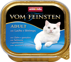 Вологий корм для кішок Animonda Vom Feinsten Adult з лососем і креветками 100 г (4017721832021) - зображення 1