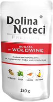 Вологий корм для собак Dolina Noteci Premium с яловичиною 150 г (5902921300779) - зображення 1