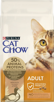 Sucha karma dla kotów PURINA Cat Chow z kaczką 15 kg (7613035394889) - obraz 1