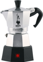 Электрична гейзерна кавоварка Bialetti Мока на 2 чашки 90 мл (0007290/NP) - зображення 1
