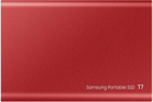 Dysk SSD Samsung Portable SSD T7 1TB USB 3.2 Type-C (MU-PC1T0R/WW) External Red - obraz 4