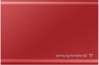 Dysk SSD Samsung Portable SSD T7 1TB USB 3.2 Type-C (MU-PC1T0R/WW) External Red - obraz 4