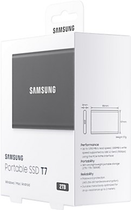 Dysk SSD Samsung Portable T7 2TB USB 3.2 Type-C (MU-PC2T0T/WW) External Grey - obraz 11