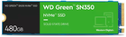 Western Digital Green SN350 480GB NVMe M.2 2280 PCIe 3.0 x4 3D NAND TLC (WDS480G2G0C)