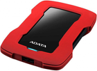 Dysk Twardy ADATA Durable HD330 2TB AHD330-2TU31-CRD 2.5" USB 3.1 Zewnętrzny Czerwony - obraz 3