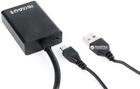 Adapter Cablexpert HDMI - VGA + USB 0,15 m (A-VGA-HDMI-01) - obraz 3