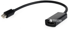 Адаптер Cablexpert mini DisplayPort - HDMI 0.15 м Black (A-mDPM-HDMIF-02) - зображення 1