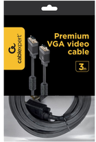 Кабель Cablexpert Premium VGA HD15M - HD15M 3 м 2 феритових кільця (CC-PPVGA-10-B) - зображення 3