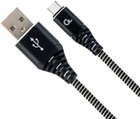 Кабель Cablexpert USB — USB Type-C 1 м Black (CC-USB2B-AMCM-1M-BW) - зображення 1