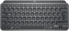 Klawiatura bezprzewodowa Logitech MX Keys Mini Wireless Illuminated Graphite (920-010498)