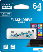 Pendrive Goodram Click 64GB White (UCL2-0640W0R11) - obraz 4