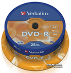 Verbatim DVD-R 4,7 GB 16x Cake 25 шт (43522) - зображення 1