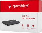 Зовнішня кишеня Gembird для HDD 2.5" SATA USB 3.0 Black (EE2-U3S-3) - зображення 6