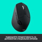 Миша Logitech M720 Triathlon Wireless/Bluetooth Black (910-004791) - зображення 3