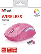 Mysz Trust Yvi FX Wireless Różowa (TR22336) - obraz 6