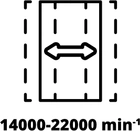 Акумуляторна вібраційна шліфмашина Einhell TE-OS 18/230 Li — Solo (4460720) - зображення 4