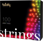 Світлодіодна Smart LED-гірлянда Twinkly Strings RGB 100, BT + Wi-Fi, Gen II, IP44 кабель чорний (TWS100STP-BEU) - зображення 1