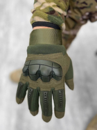 Тактические зимние перчатки Warmthi оливковый ХL - изображение 3