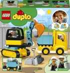 Конструктор LEGO DUPLO Town Вантажівка та гусеничний екскаватор 20 деталей (10931) - зображення 12
