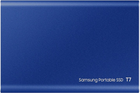 Dysk SSD Samsung Portable T7 500GB USB 3.2 Type-C (MU-PC500H/WW) External Blue - obraz 4