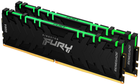 Оперативна пам'ять Kingston Fury DDR4-3200 16384 MB PC4-25600 (Kit of 2x8192) Renegade RGB 1Rx8 Black (KF432C16RBAK2/16)